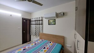 Bedroom in 2 BHK Apartment at Theme Ambience Golf View, Gachibowli – for Rent