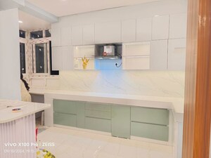 Kitchen in 3 BHK Apartment at Omaxe The Palace, Gomti Nagar – for Rent