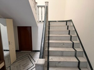Staircase in 5 BHK Independent House at Sindh Society, Aundh – for Rent