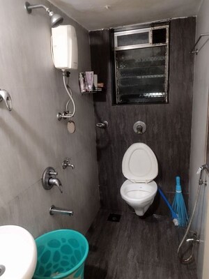 Bathroom in 1 BHK Apartment at Gajanan Tower, Dombivli West – for Rent