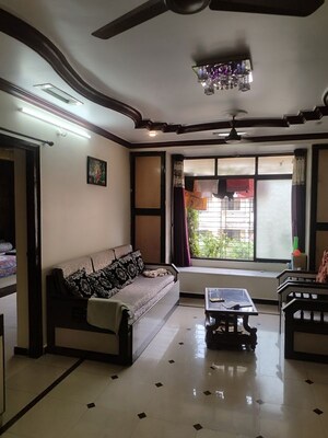 Living Room in 1 BHK Apartment at Gajanan Tower, Dombivli West – for Rent