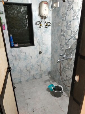 Bathroom in 1 BHK Apartment at Vasant Leela Apartment, Ghodbunder Road – for Rent