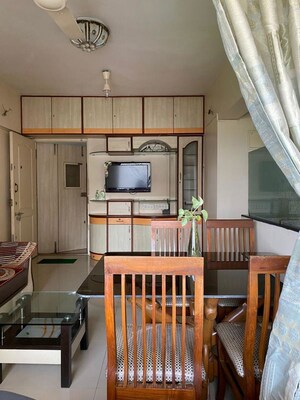 Kitchen in 1 BHK Apartment at Ajmera Bhakti Park, Bhakti Park – for Rent
