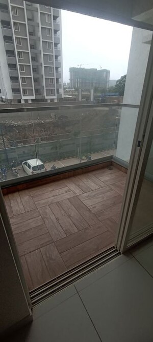 Balcony in 1 BHK Apartment at VJ YashOne Infinitee, Tathawade – for Rent