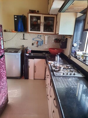 Kitchen in 2 BHK Apartment at Rohan Takshila, Andheri East – for Rent