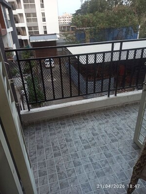 Balcony in 2 BHK Apartment at Kwality Mrudang Residency, Tathawade – for Rent