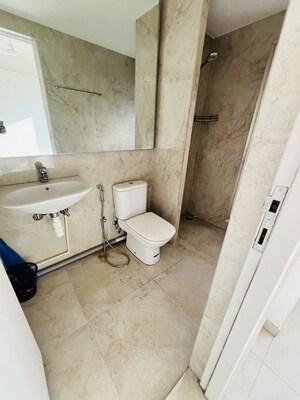 Bathroom in 3 BHK Apartment at Hiranandani Estate, Ghodbunder Road – for Rent
