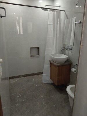 Bathroom in 4 BHK Builder Floor at Safdarjung Enclave – for Rent
