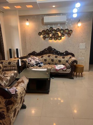 Living Room in 3 BHK Apartment at Amrapali Zodiac, Sector 120 – for Sale
