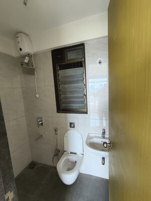 Bathroom in 1 BHK Apartment at Chandak 34 Park Estate, Goregaon West – for Rent