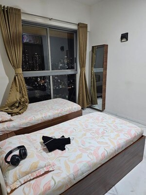 Bedroom in 2 BHK Apartment at Lodha Bel Air, Jogeshwari West – for Rent