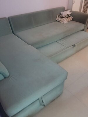 Bathroom in 1 RK Apartment at Nagari Niwara CHS, Goregaon East – for Rent