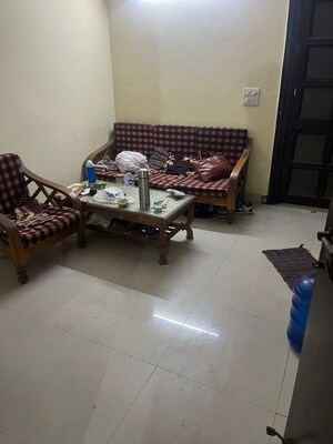 Living Room in 2 BHK Builder Floor at RWA Apartments Sector 51, Sector 51 – for Rent
