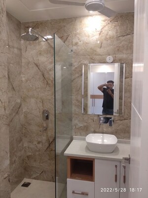 Bathroom in 3 BHK Builder Floor at Parklands, Sector 85 – for Sale