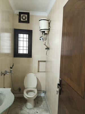 Bathroom in 3 BHK Builder Floor at Sarita Vihar – for Rent