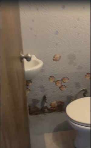 Bathroom in 2 BHK Builder Floor at Indira Nagar – for Rent