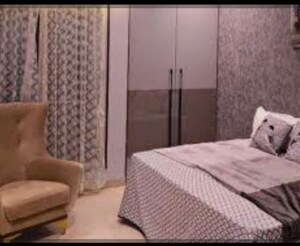 Bedroom in 3 BHK Apartment at Damji Shamji Mahavir Vista Point, Pokhran Road No Two – for Sale