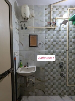 Bathroom in 2 BHK Apartment at Goregaon West – for Rent