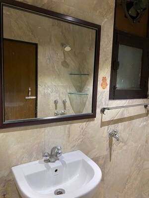 Bathroom in 1 RK Builder Floor at RWA Apartments Sector 52, Sector 52 – for Rent