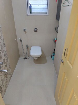 Bathroom in 2 BHK Apartment at Vijay Annex 29, Waghbil – for Rent