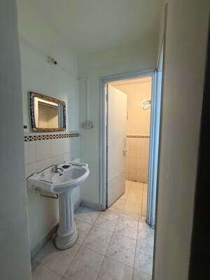 Bathroom in 1 BHK Apartment at BU Bhandari Rakshak Nagar, Kharadi – for Rent