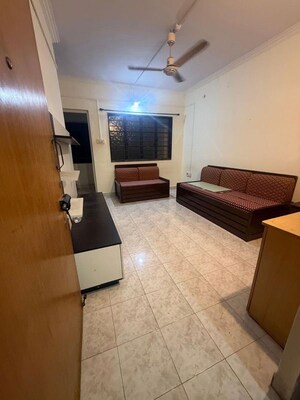 Living Room in 1 BHK Apartment at BU Bhandari Rakshak Nagar, Kharadi – for Rent