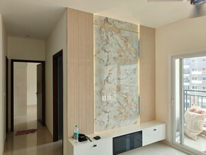 Tv Room in 2 BHK Apartment at Adarsh Greens, Kogilu – for Rent