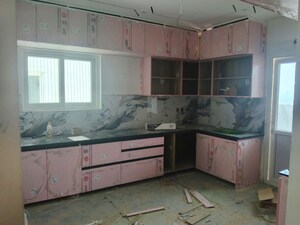 Kitchen in 3 BHK Apartment at Rajapushpa Provincia, Narsingi – for Rent