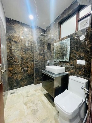 Bathroom in 3 BHK Apartment at Malviya Nagar – for Rent
