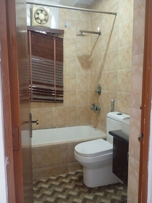 Bathroom in 3 BHK Apartment at Sector 12 Dwarka – for Rent