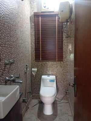 Bathroom in 3 BHK Apartment at Sector 12 Dwarka – for Rent