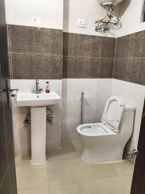 Bathroom in 2 BHK Apartment at Panchsheel Vihar – for Rent