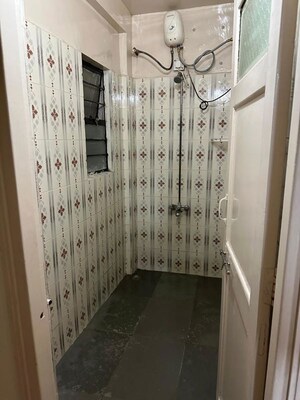 Bathroom in 2 BHK Apartment at Jagdish Nagar CHS, Aundh – for Rent