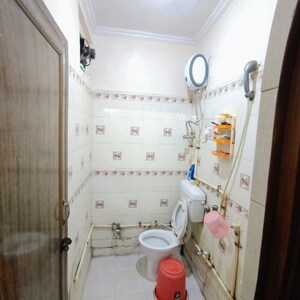 Bathroom in 3 BHK Apartment at Dilshad Colony – for Sale