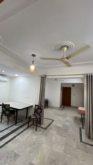 Dining area in 3 BHK Apartment at Sector 22 Dwarka – for Rent