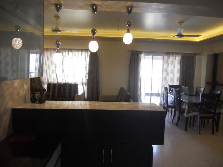Living Room, kolte-patil-24k-glitterati 3.5 Bedroom 2420 Sq.Ft. Apartment In Pimple Nilakh Pune 10349397