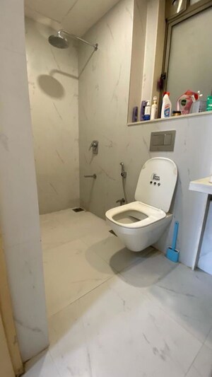 Bathroom in 2 BHK Apartment at Lodha Bel Air, Jogeshwari West – for Rent