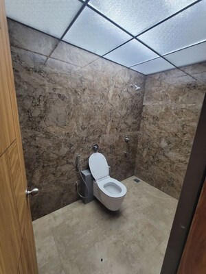 Bathroom in 3 BHK Apartment at Northcape Venicia, Baner – for Rent