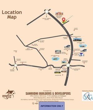  Plot – Map Location View at Kanha Kunj - for Sale