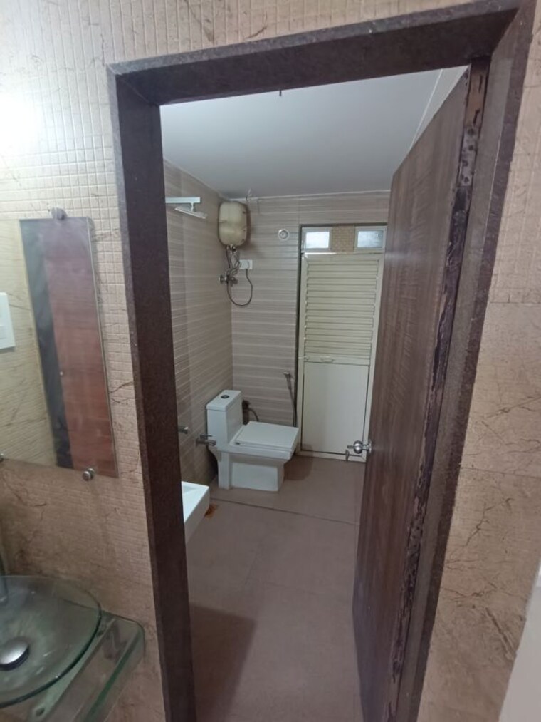 Bathroom, rattan-icon 2.5 Bedroom 1500 Sq.Ft. Apartment In Seawoods Sector 50 Navi Mumbai 9069931