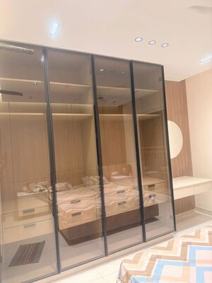 Building Lobby in 3 BHK Apartment at Prestige Beverly Hills, Kokapet – for Rent