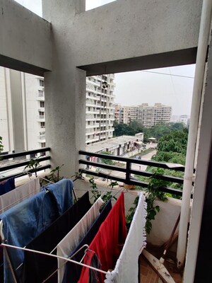 Balcony in 2 BHK Apartment at Vanaz Corner, Kothrud – for Rent