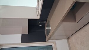 Kitchen in 2 BHK Apartment at Aurum Q Residences, Ghansoli – for Rent