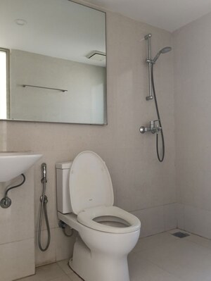 Bathroom in 1 BHK Apartment at Hiranandani Estate, Ghodbunder Road – for Rent