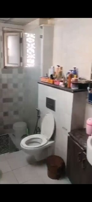 Bathroom in 3 BHK Apartment at Gaurs Cascades, Raj Nagar Extension – for Rent