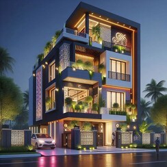 5 BHK + Pooja Room,Study Room Villa For Sale in Sathnur