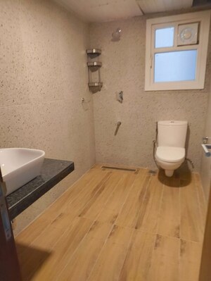 Bathroom in 3 BHK Apartment at Aparna Zenon, Puppalaguda – for Rent