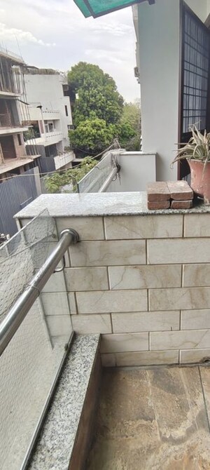 Balcony in 3 BHK Builder Floor at Hauz Khas – for Rent