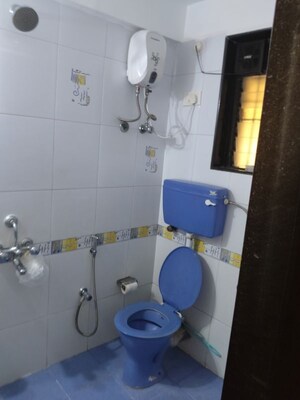 Bathroom in 3 BHK Apartment at Gajra Bhoomi Tower, Kharghar – for Rent