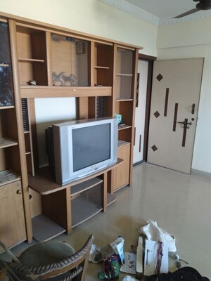 Living Room in 3 BHK Apartment at Gajra Bhoomi Tower, Kharghar – for Rent